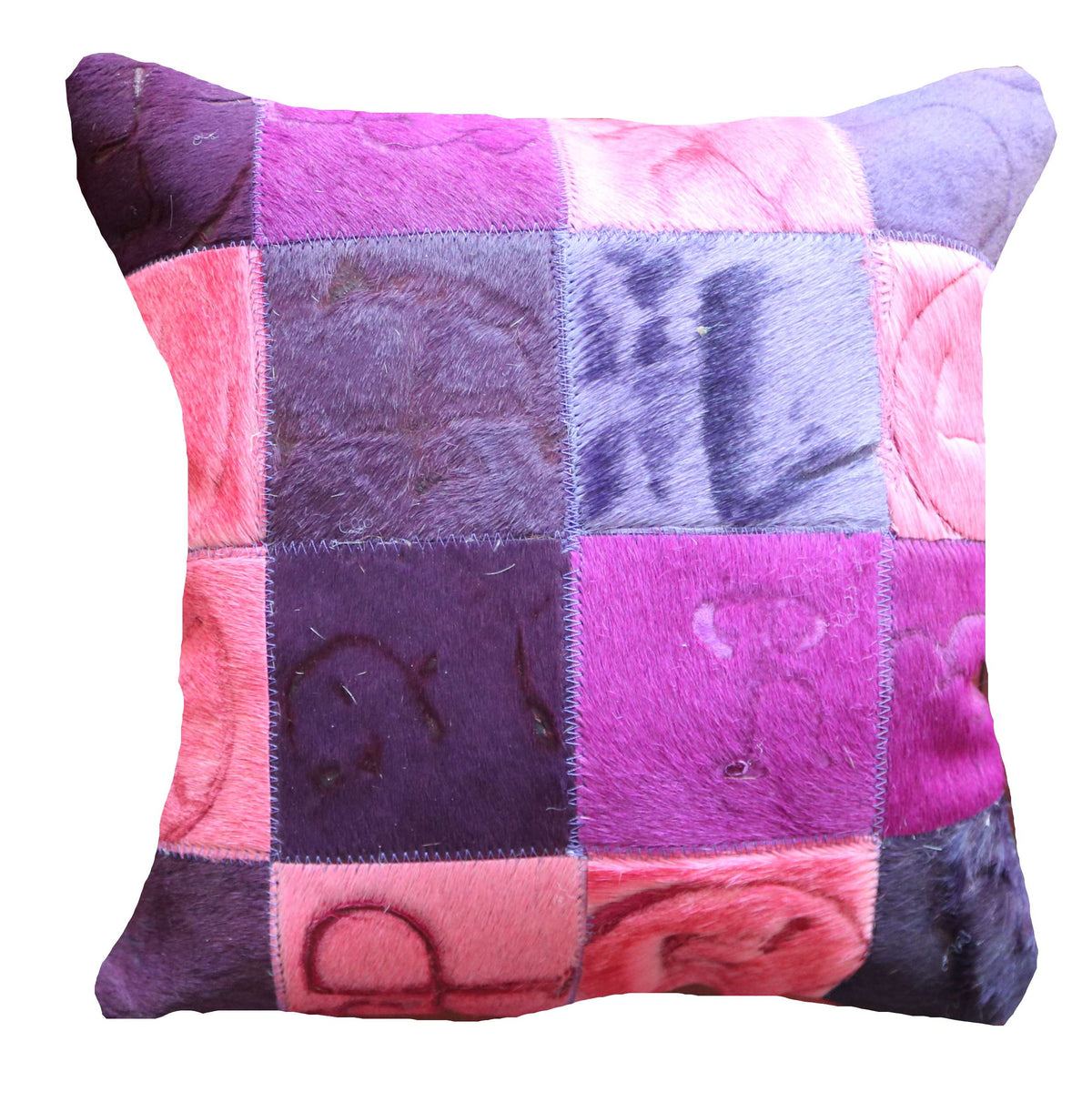 301386 Coussin Peau de Vache Cowhide Pillow Collection Quebecuir Premium