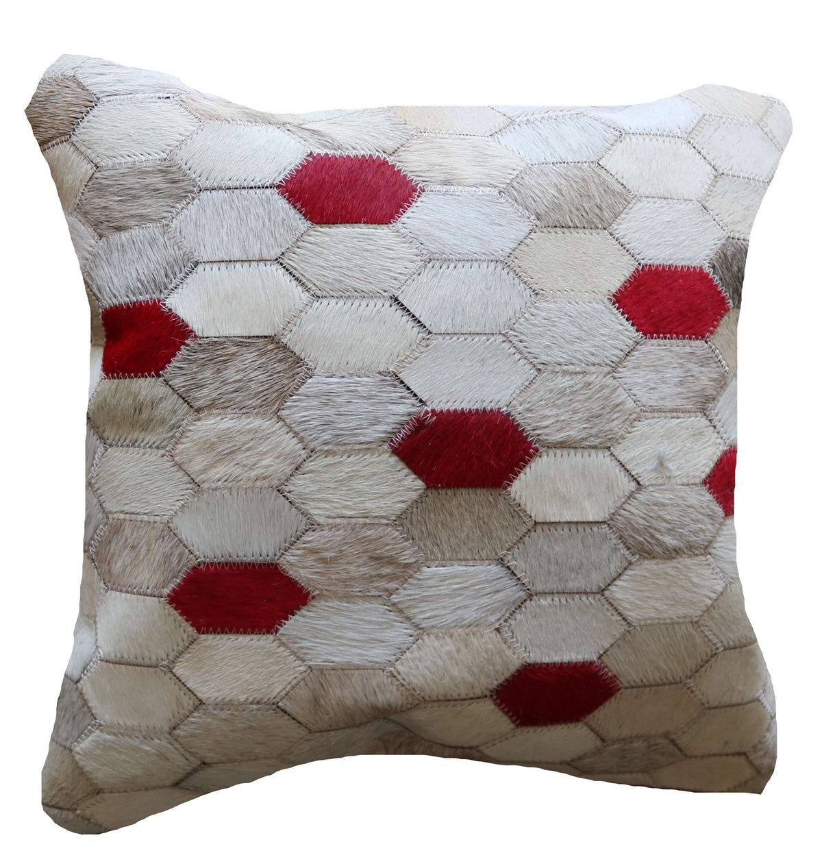 301387 Coussin Peau de Vache Cowhide Pillow Collection Quebecuir Premium