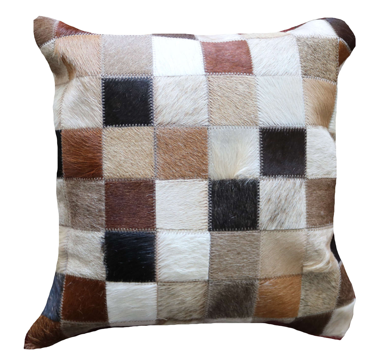 301398 Coussin Peau de Vache Cowhide Pillow Collection Quebecuir Premium