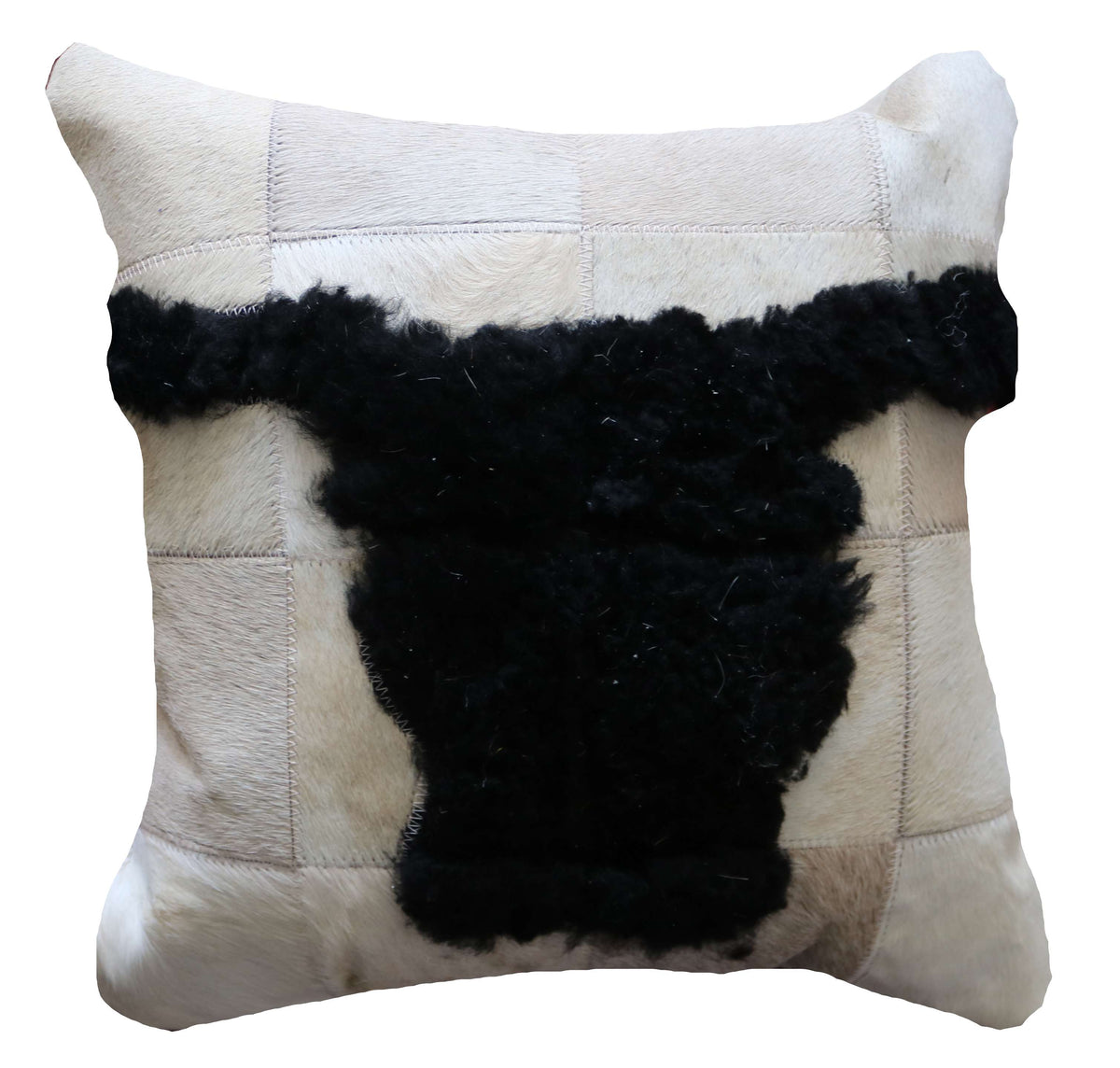 301399 Coussin Peau de Vache Cowhide Pillow Collection Quebecuir Premium