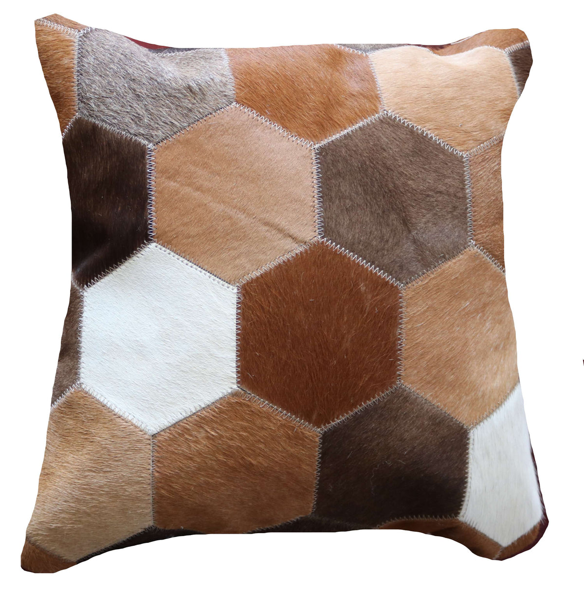 301401 Coussin Peau de Vache Cowhide Pillow Collection Quebecuir Premium