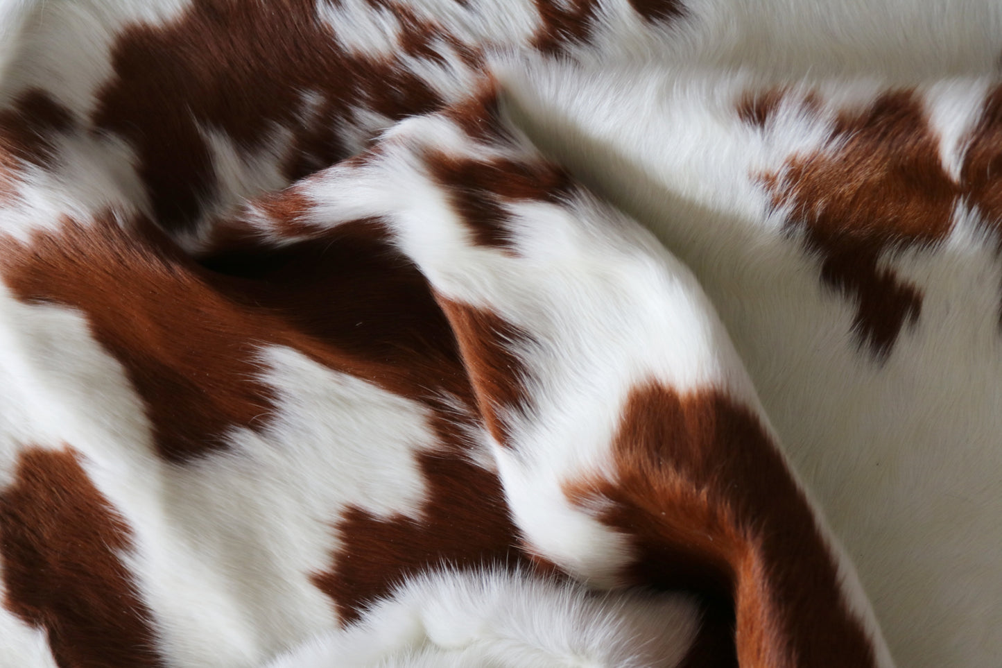 100207 BROWN & WHITE Cowhide Rug - Quebecuir Premium Collection