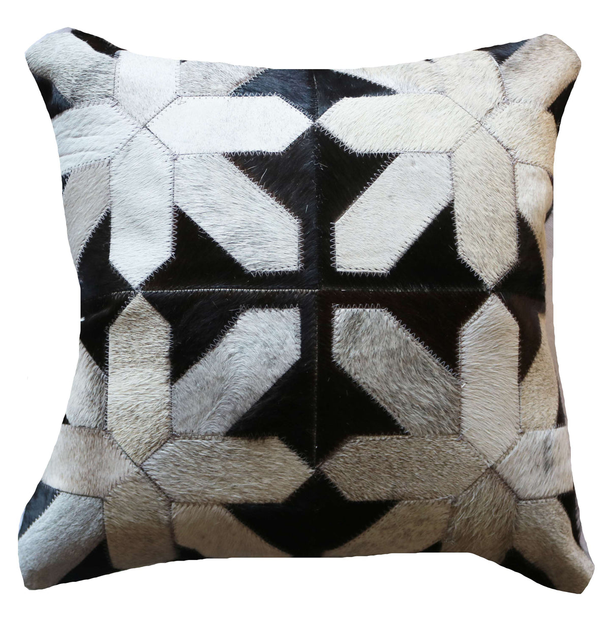 301449 Coussin Peau de Vache Cowhide Pillow BIG SIZE Collection Quebecuir Premium
