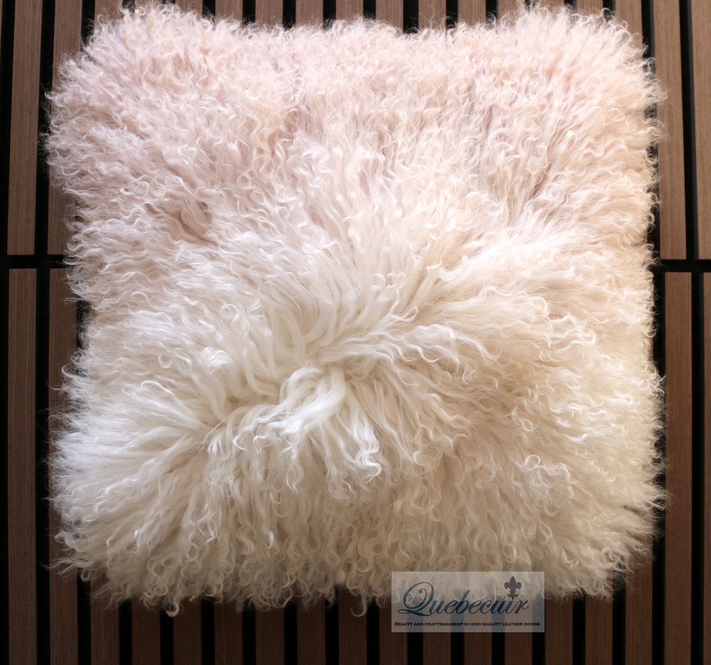 98287 Pillow Tibetan Lamb Fur Collection Quebecuir Premium