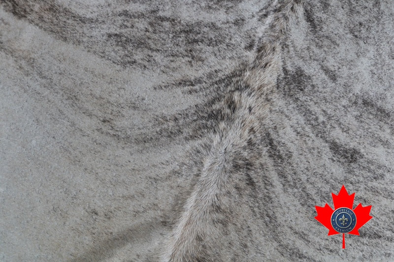 100070 Light Brindle Cowhide rug. Quebecuir Premium Collection
