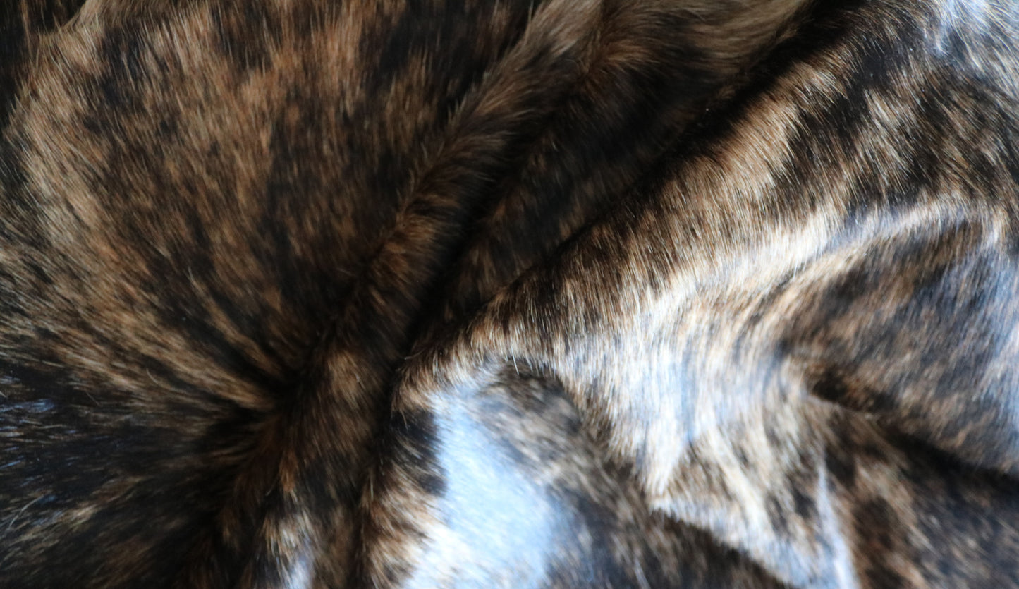 100224-  TRICOLOR  Cowhide Rug - Quebecuir Premium Collection