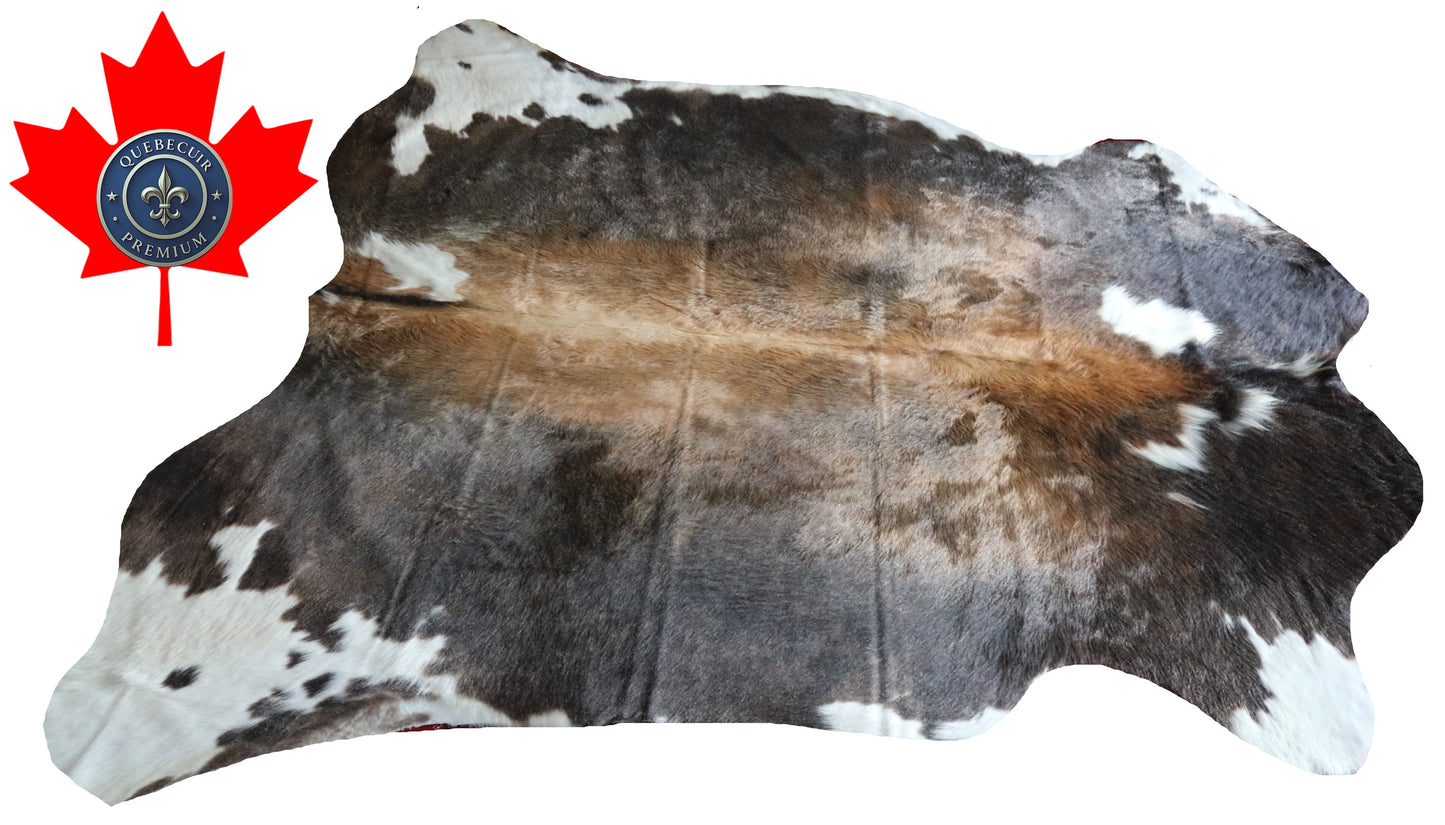 200610 -  TRICOLOR  Cowhide Rug - Quebecuir Premium Collection