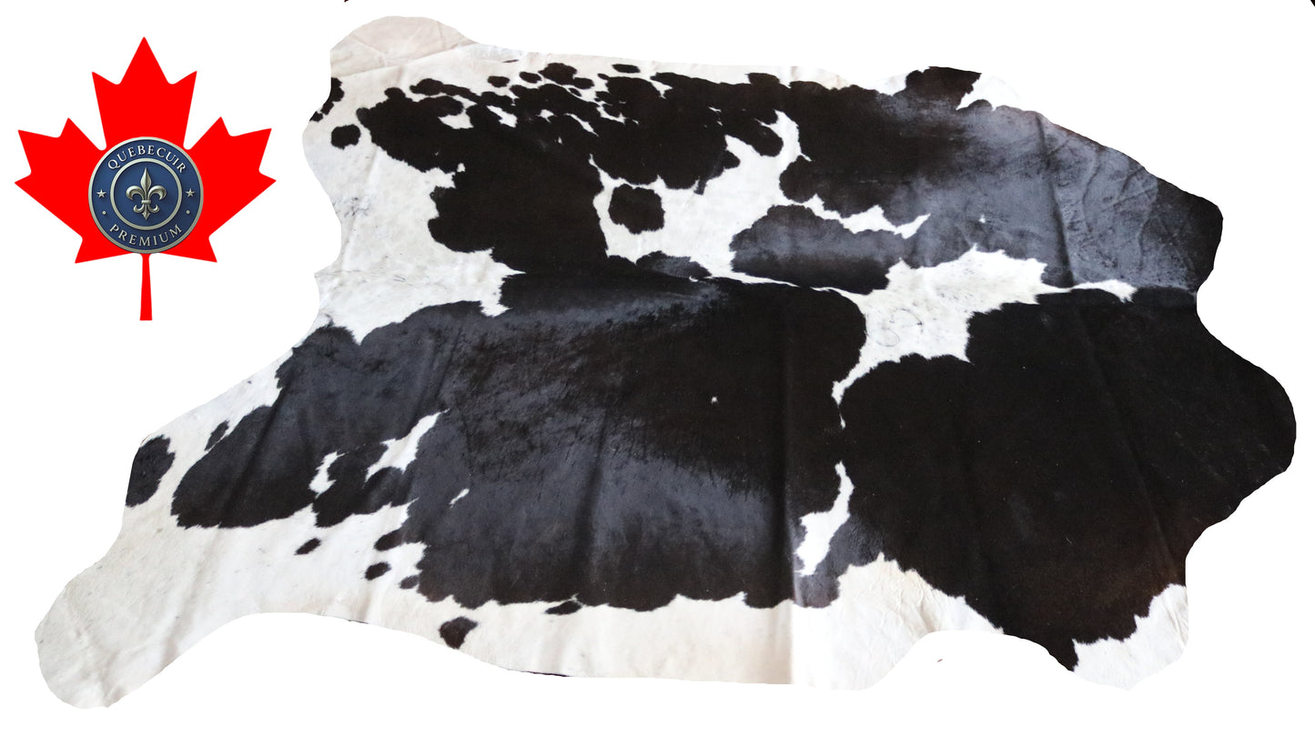 200611 -  TRICOLOR  Cowhide Rug - Quebecuir Premium Collection