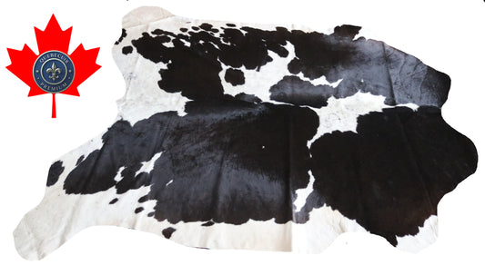 200611 -  TRICOLOR  Cowhide Rug - Quebecuir Premium Collection