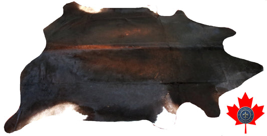 98849- Cowhide Rug Tapis Peau de Vache  SUPER BIG SIZE XXXL -  Collection Quebecuir Premium