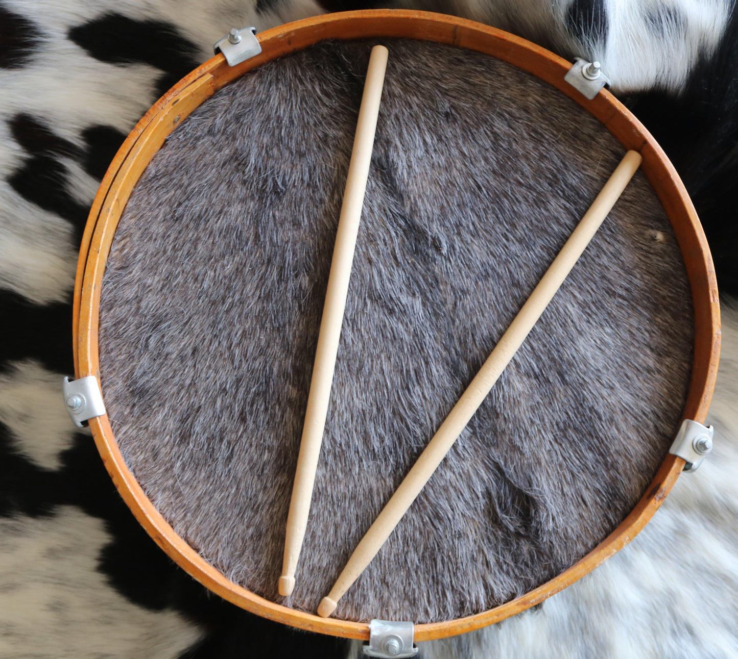 100238 16" Cowhide Drum Bombo Leguero - Tambour en peau de vache Bombo Leguero