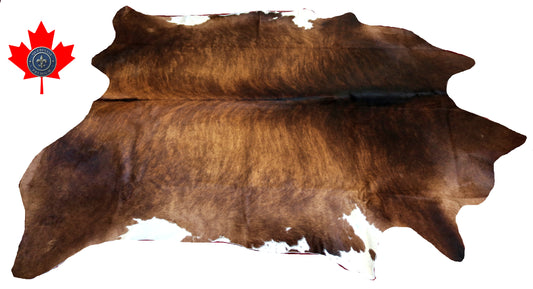 98863- Cowhide Rug Tapis Peau de Vache  SUPER BIG SIZE XXXL -  Collection Quebecuir Premium
