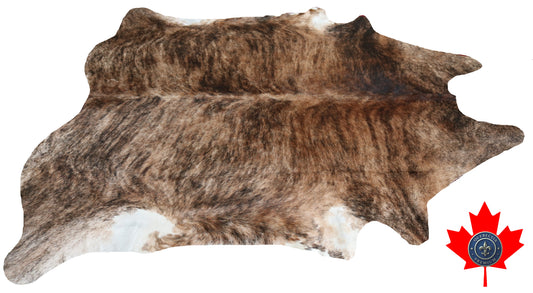 98865- Cowhide Rug Tapis Peau de Vache  SUPER BIG SIZE XXXL -  Collection Quebecuir Premium