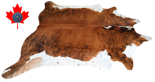 98875- Cowhide Rug Tapis Peau de Vache  SUPER BIG SIZE XXXL -  Collection Quebecuir Premium
