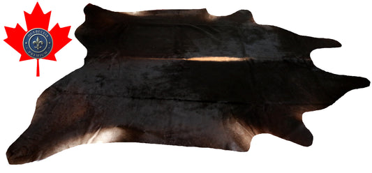 98876- Cowhide Rug Tapis Peau de Vache  SUPER BIG SIZE XXXL -  Collection Quebecuir Premium