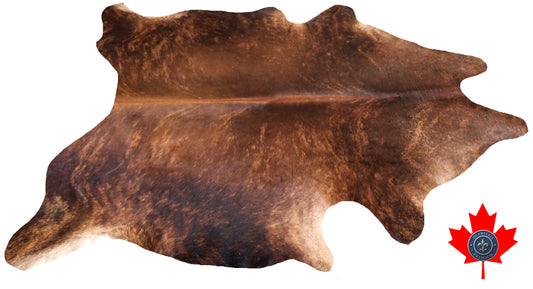 98897- Cowhide Rug Tapis Peau de Vache -  Collection Quebecuir Premium