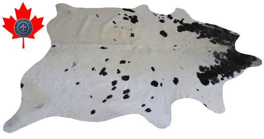 98901- Cowhide Rug Tapis Peau de Vache -  Collection Quebecuir Premium