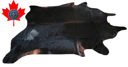 98913- Cowhide Rug Tapis Peau de Vache  SUPER BIG SIZE XXXL -  Collection Quebecuir Premium