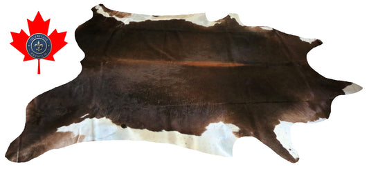98917- Cowhide Rug Tapis Peau de Vache  SUPER BIG SIZE XXXL -  Collection Quebecuir Premium