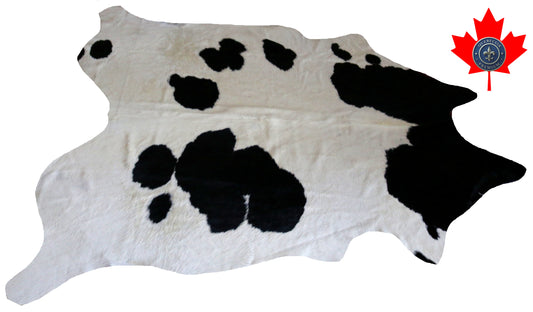 98919- Cowhide Rug Tapis Peau de Vache   -  Collection Quebecuir Premium