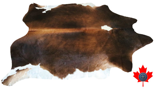 98920- Cowhide Rug Tapis Peau de Vache  Collection Quebecuir Premium