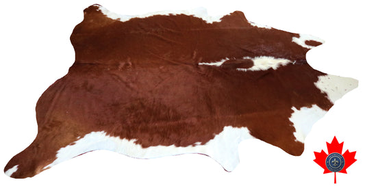 98927- Cowhide Rug Tapis Peau de Vache  SUPER BIG SIZE XXXL -  Collection Quebecuir Premium