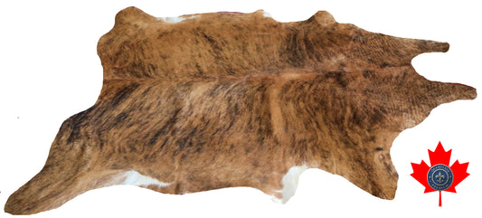 98928- Cowhide Rug Tapis Peau de Vache  SUPER BIG SIZE XXXL -  Collection Quebecuir Premium