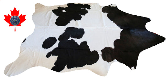 98939- Cowhide Rug Tapis Peau de Vache  SUPER BIG SIZE XXXL -  Collection Quebecuir Premium