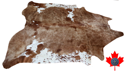98943- Cowhide Rug Tapis Peau de Vache  SUPER BIG SIZE XXXL -  Collection Quebecuir Premium