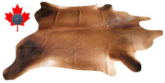 98945- Cowhide Rug Tapis Peau de Vache  SUPER BIG SIZE XXXL -  Collection Quebecuir Premium