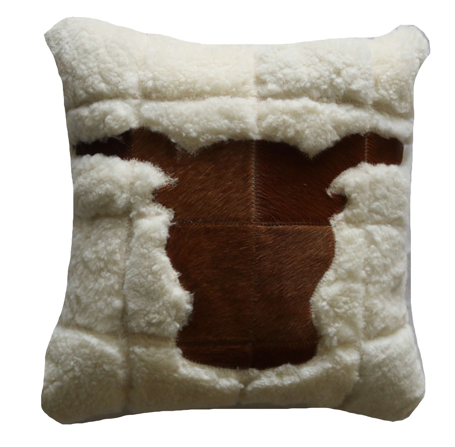 301322 Coussin Peau de Vache Cowhide Pillow Collection Quebecuir Premium