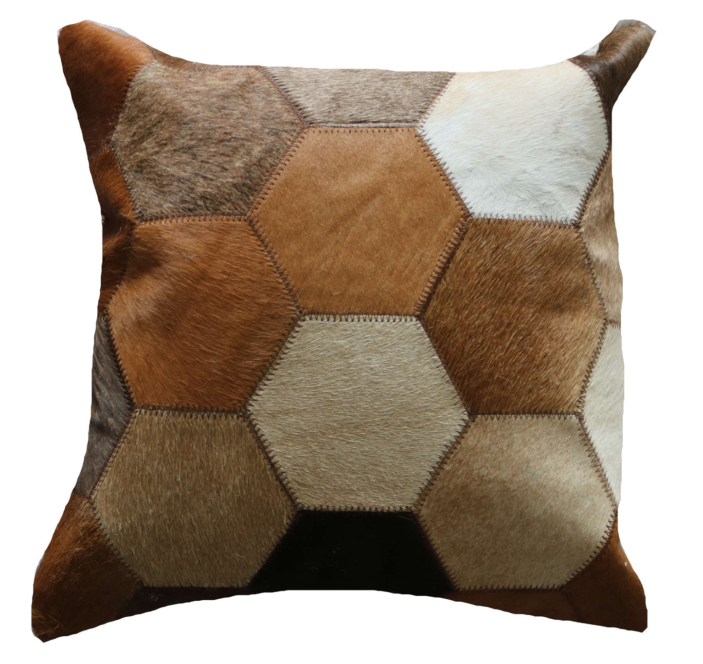 301325 Coussin Peau de Vache Cowhide Pillow Collection Quebecuir Premium