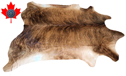 98964- Cowhide Rug Tapis Peau de Vache SUPER BIG SIZE XXXL - Collection Quebecuir Premium