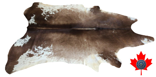 98973- Cowhide Rug Tapis Peau de Vache -BIG SIZE XL Collection Quebecuir Premium