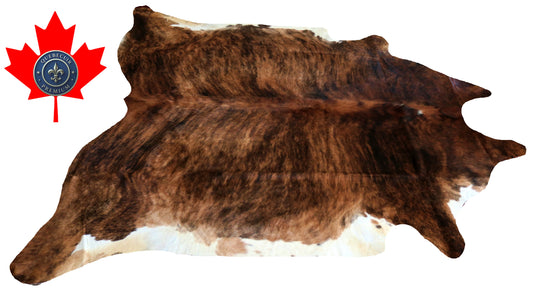 98979- Cowhide Rug Tapis Peau de Vache SUPER BIG SIZE XXXL - Collection Quebecuir Premium