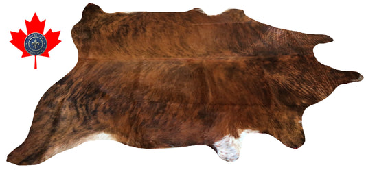 200047 - Cowhide Rug Tapis Peau de Vache SUPER BIG SIZE XXXL - Collection Quebecuir Premium