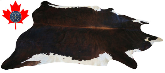200051 - Cowhide Rug Tapis Peau de Vache SUPER BIG SIZE XXXL - Collection Quebecuir Premium