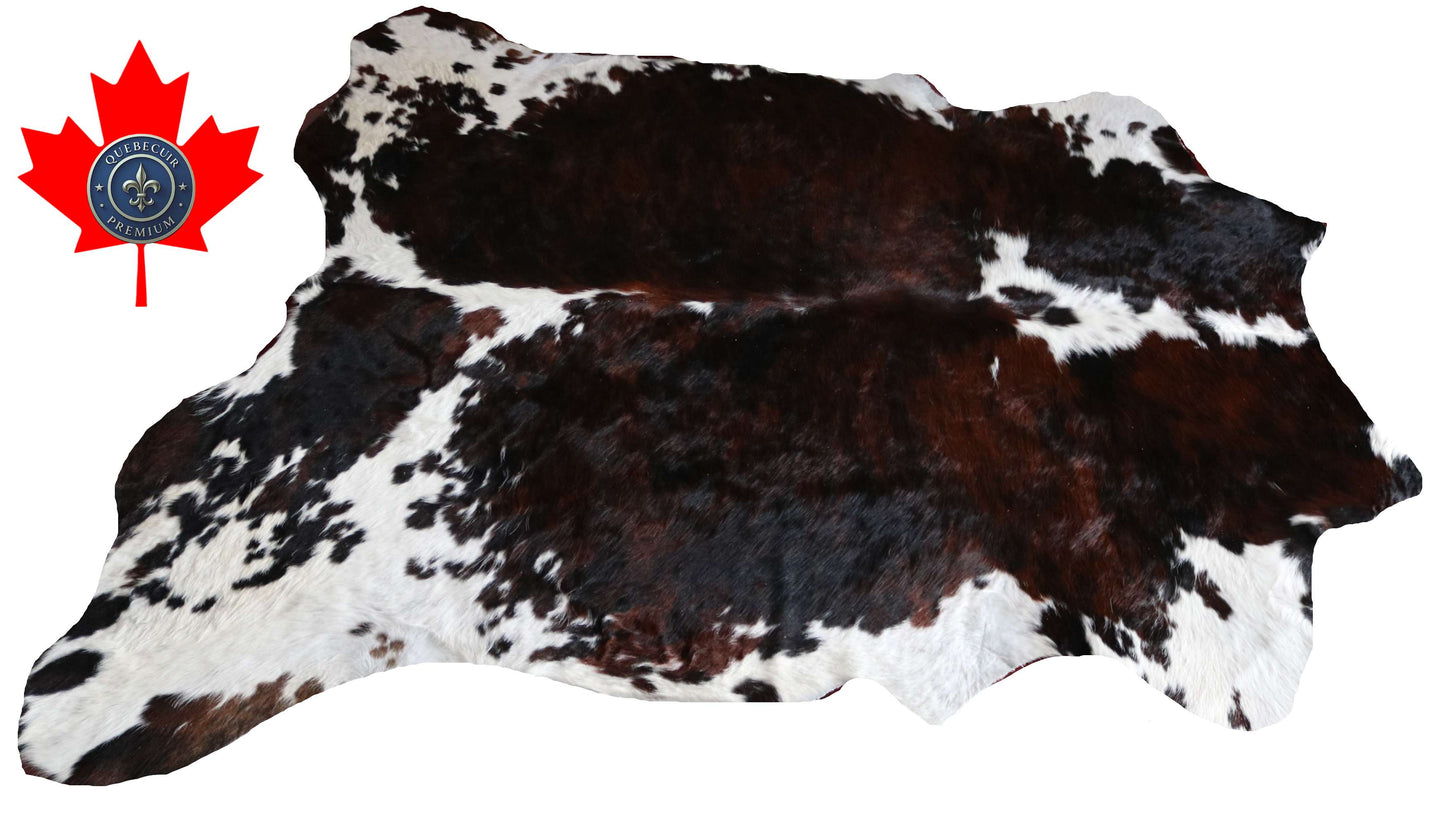 200643 -TRICOLOR  Cowhide Rug - Quebecuir Premium Collection