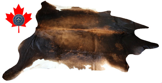 200058 - Cowhide Rug Tapis Peau de Vache SUPER BIG SIZE XXXL - Collection Quebecuir Premium