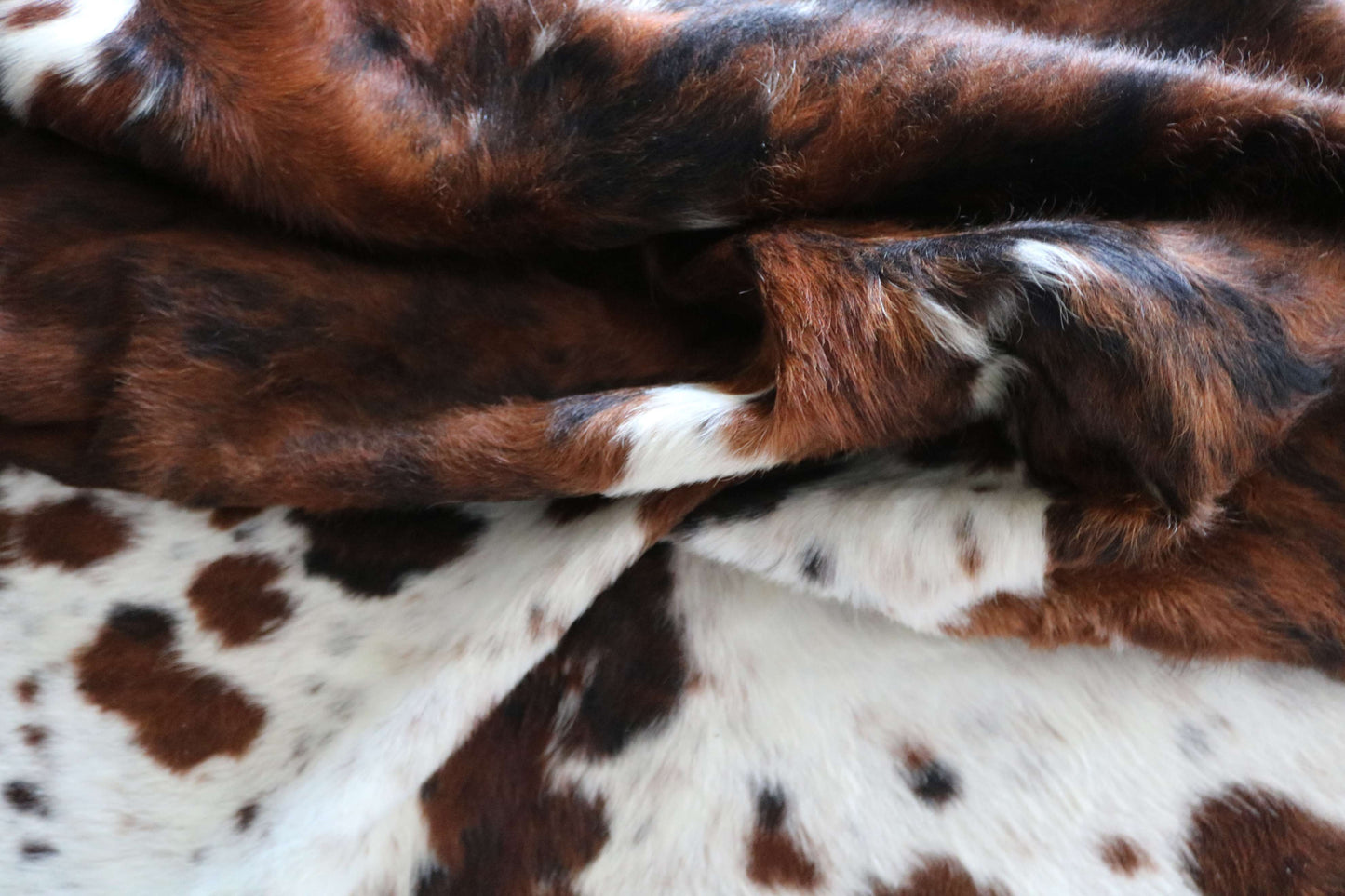 200645 -TRICOLOR  Cowhide Rug - Quebecuir Premium Collection
