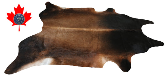 200061 - Cowhide Rug Tapis Peau de Vache SUPER BIG SIZE XXXL - Collection Quebecuir Premium