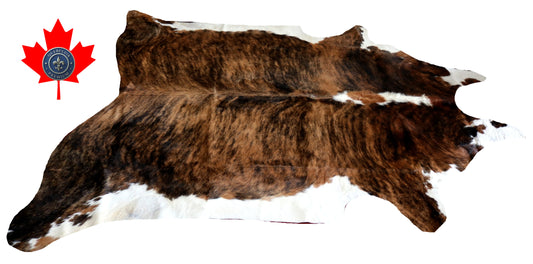 200066 - Cowhide Rug Tapis Peau de Vache SUPER BIG SIZE XXXL - Collection Quebecuir Premium