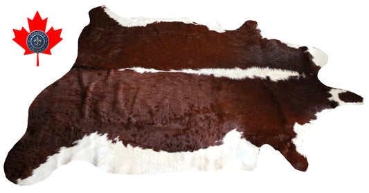 200069 - Cowhide Rug Tapis Peau de Vache SUPER BIG SIZE XXXL - Collection Quebecuir Premium