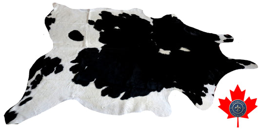 200070 - Cowhide Rug Tapis Peau de Vache SUPER BIG SIZE XXXL - Collection Quebecuir Premium