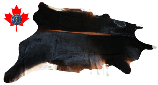 200074 - Cowhide Rug Tapis Peau de Vache SUPER BIG SIZE XXXL - Collection Quebecuir Premium