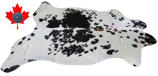 200077 - Cowhide Rug Tapis Peau de Vache SUPER BIG SIZE XXXL - Collection Quebecuir Premium