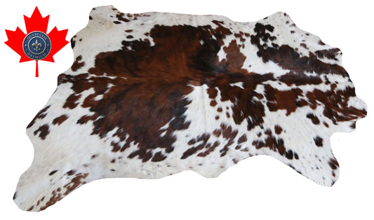 200655 -TRICOLOR  Cowhide Rug - Quebecuir Premium Collection