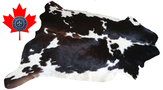 200658 -TRICOLOR  Cowhide Rug - Quebecuir Premium Collection