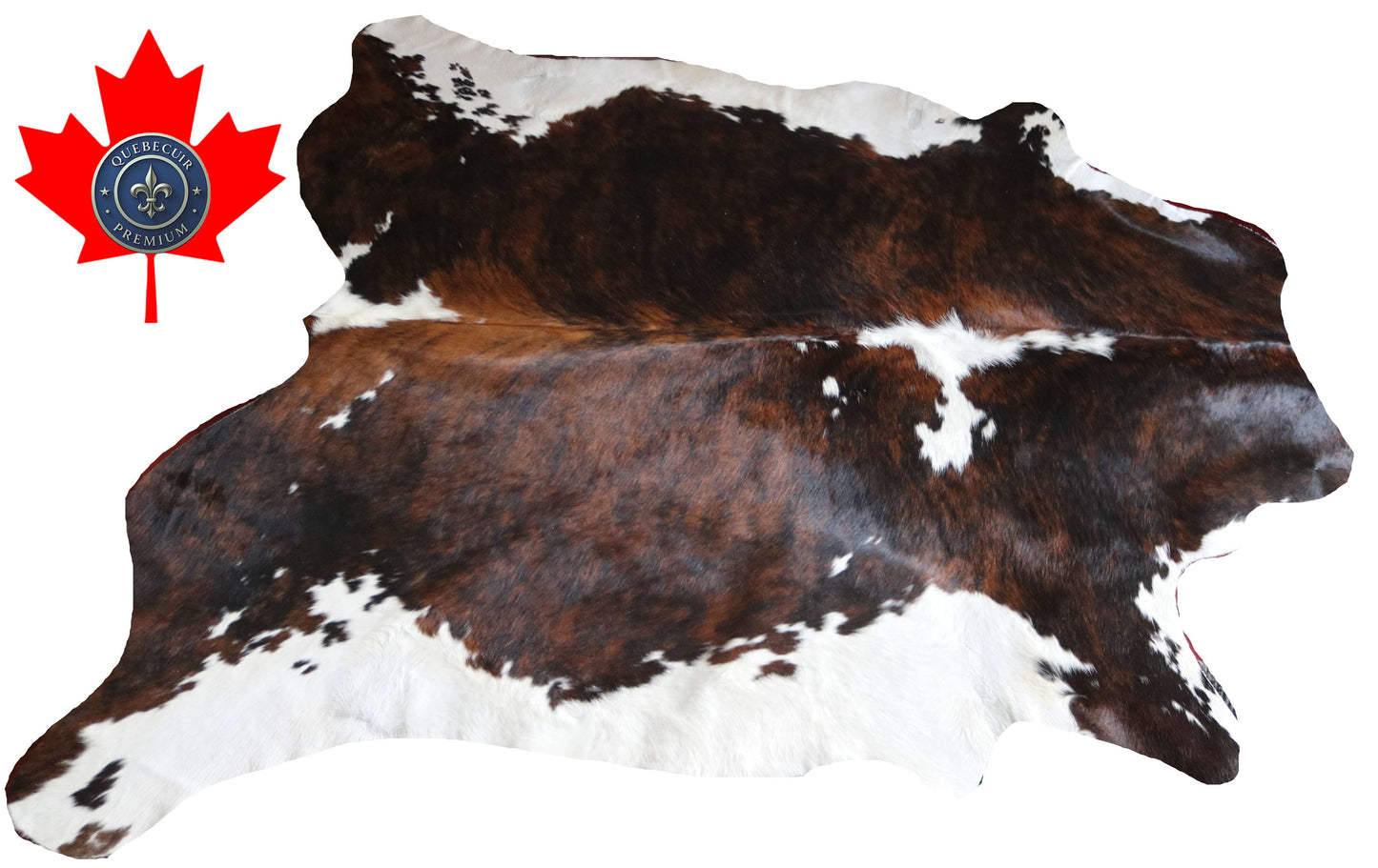 200659 -TRICOLOR  Cowhide Rug - Quebecuir Premium Collection