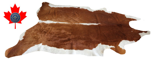 200087- Cowhide Rug Tapis Peau de Vache SUPER BIG SIZE XXXL - Collection Quebecuir Premium
